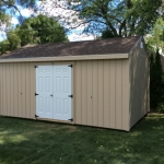 12x18 Gable built on site in Kenosha